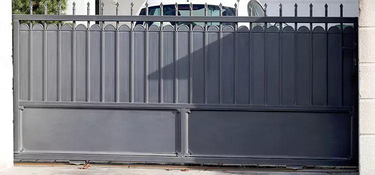 Metal Driveway Gate Installation Pekin